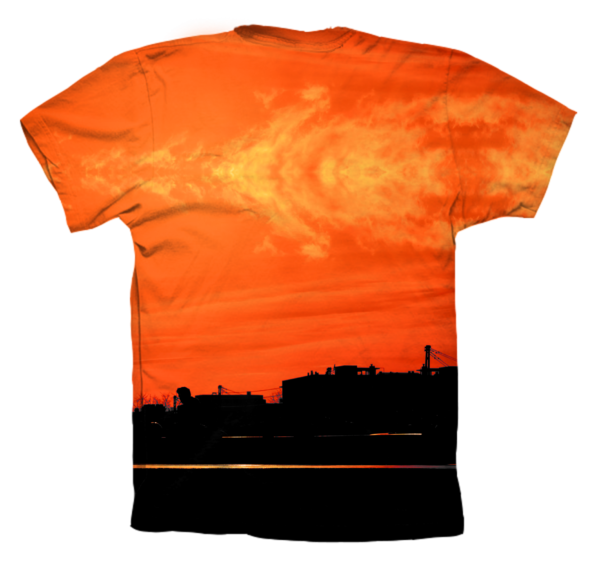 Camiseta Skate Orange trasera