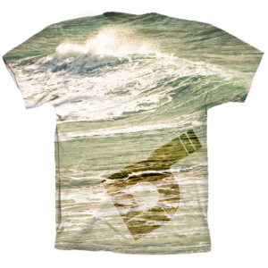 Camiseta surfing trasera