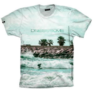 Camiseta Tropical surf delante