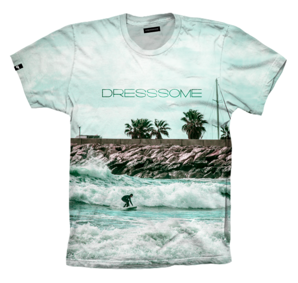 Camiseta Tropical surf delante