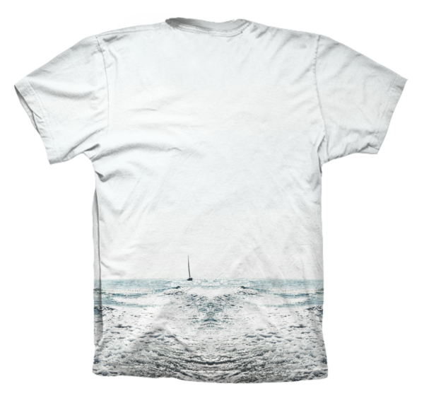 Camiseta wake boat - full print - trasera