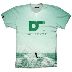 Camiseta Full print Wake-Green DS