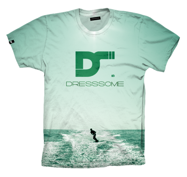 Camiseta Full print Wake-Green DS