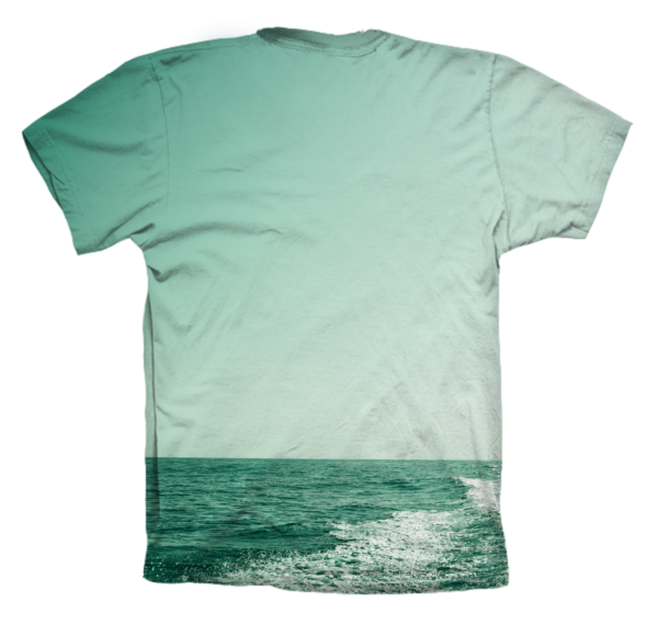 Camiseta Wake Green DS trasera