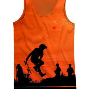 Camiseta Skate Orange