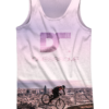 Camiseta de tirantes Trial Bunkers Purple - DRESSSOME - delantera