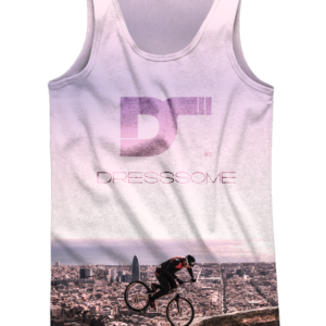 Camiseta de tirantes Trial Bunkers Purple - DRESSSOME - delantera