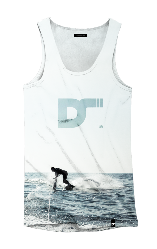 Camiseta de tirantes hombre - Wake Boat - delantera