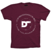 Camiseta burdeos - logotipo dresssome