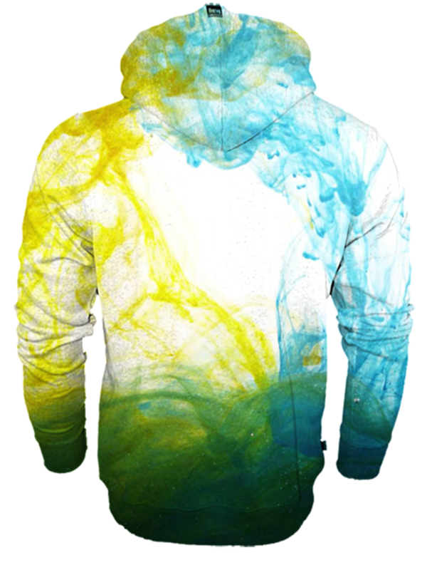 Sudadera full print abstract - trasera