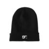 Gorro con dobladillo - negro