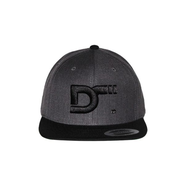 gorra-snapback-classic-2tones-charcoalblack-ds-front