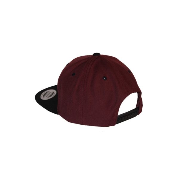 gorra-snapback-classic-2tones-maroonblack-ds-back