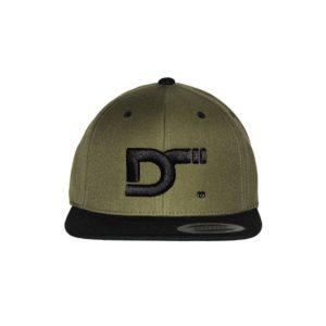 gorra-snapback-classic-2tones-oliveblack-ds-front