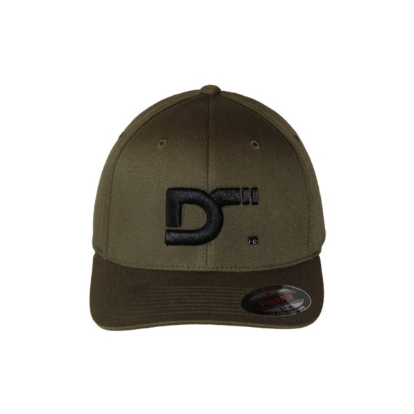 Gorra-flexfit-wooly-combed-olive-ds-front
